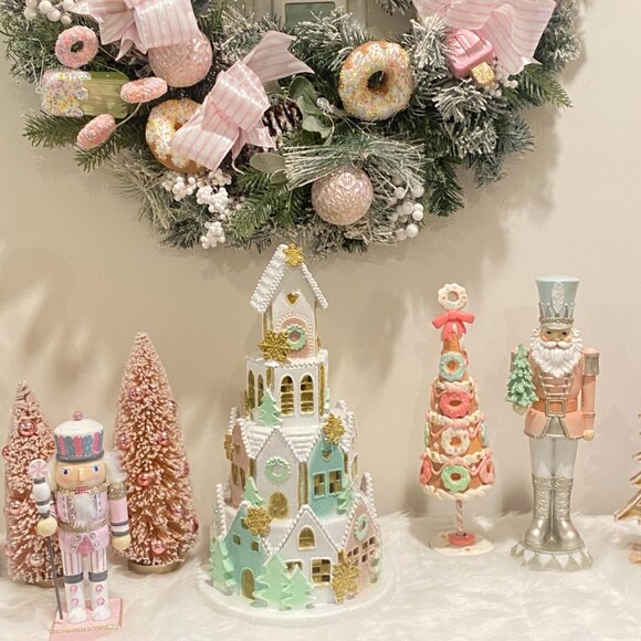 Set of 4 Pastel Plastic Popsicle with Sprinkles Ornaments Christmas Holiday - Picture 8 of 11